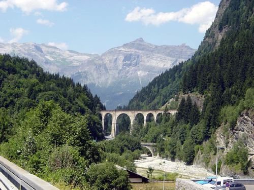 Richtung Chamonix